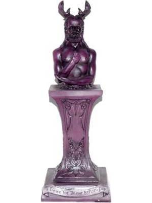 13 1/2" Horned God (antique finish) 13 1/2" Horned God (antique finish)
