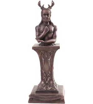 Horned God Statue