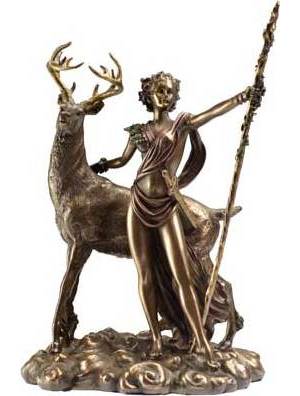 Moon Diana 10 1/4" Statue Moon Diana 10 1/4" Statue