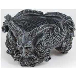 Pan Candle, Smudging 7" Statue