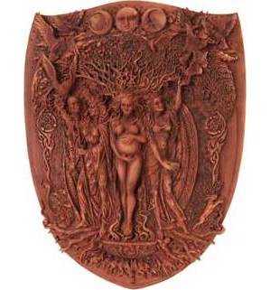 Triple Goddess Statue