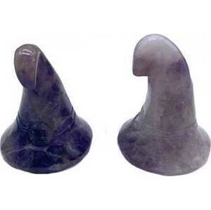 (set of 2) 1 3/4" Witch's Hat Amethyst