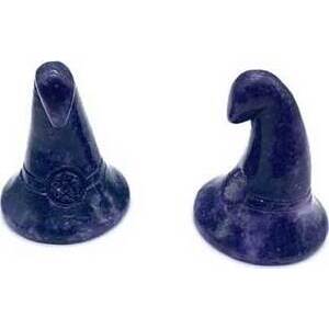 (set of 2) 1 3/4" Witch's Hat Lepidolite (set of 2) 1 3/4" Witch's Hat Lepidolite