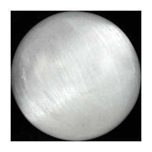 3" White Selenite Crystal Ball 3" White Selenite Crystal Ball
