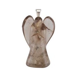 Smoky Quartz Angel Pendant