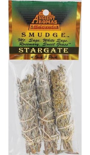 Stargate Smudge Stick 3pk 4"