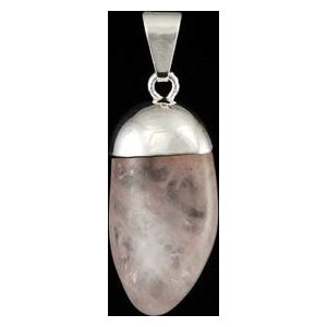 Rose Quartz Tumbled Pendant