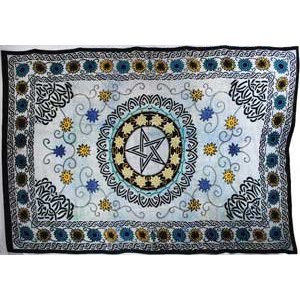 Flower Pentagram Tapestry 72" x 108" Flower Pentagram Tapestry 72" x 108"