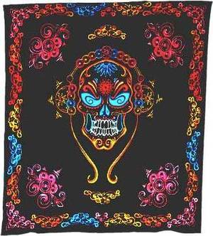 84" x 96" Skull tapestry 84" x 96" Skull tapestry