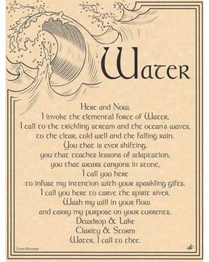 Water Invocation Poster