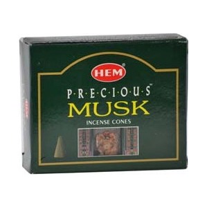 Musk Hem Cone Incense 10pk Musk Hem Cone Incense 10pk