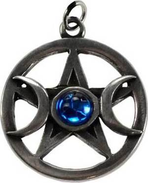 Pentagram & Moons Pendant