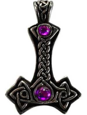 Thor's Hammer Pewter Pendant