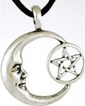 Pentacle Moon Amulet