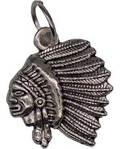 3/4" Indian Head amulet