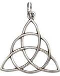 1 1/8" Triquetra amulet