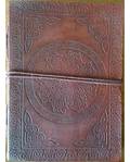 5" x 7" Celtic Mandala leather blank book w/cord