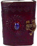Lapis Sun leather blank journal w/ latch