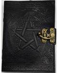 Black Pentagram Leather with Latch