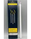 10" White chime candle 6 pack