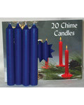 Dark Blue Chime Candle 20pk