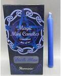 1/2" dia 5" long Dark Blue chime candle 20 pack