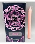 1/2" dia 5" long Pink chime candle 20 pack