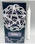 1/2" dia 5" long White chime candle 20 pack