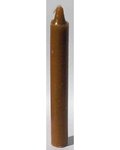 Brown Taper Candle 6"