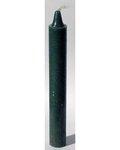 Green Taper Candle 6"