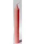 Pink Taper Candle 6"