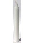 White Taper Candle 6"