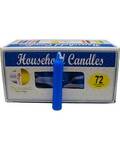 (set of 72) Blue 4" household candles