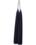 Navy Taper Candle Pair 7"