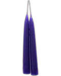 Purple Taper Candle Pair 7"