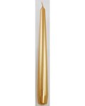 Gold Taper Candle 9"