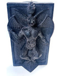 6" Black Baphomet candle