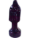 10" Black Holy Death candle
