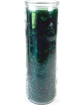 Green 7-day jar candle