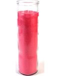 Pink 7-day jar candle