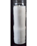White 7-day jar candle