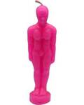 6 3/4" Pink Man candle