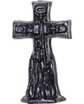 4 1/2" Crucifix Black candle
