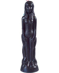 8" Black Female candle