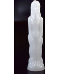 8" White Female candle
