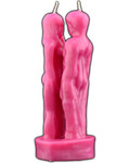 Pink Face to Face Lover Candle