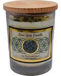 Love gem stone soy candle