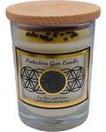 Protection gem stone soy candle