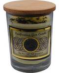 Purification gem stone soy candle