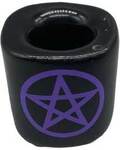 Pentagram Black ceramic holder